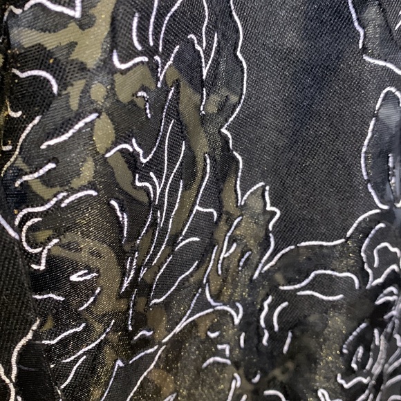 EUC Elementz Formal Sheer Button Down Top, X-LARGE - Picture 9 of 9